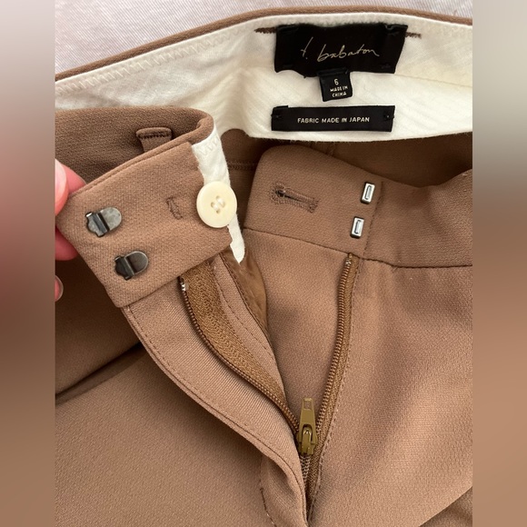 Babaton Slim Ankle Pant in Camel - Picture 4 of 12